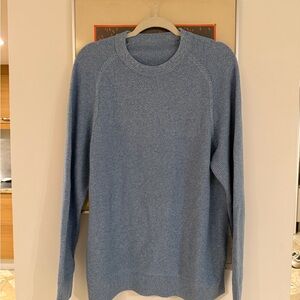 Lululemon Men's Blue Fisherman Sweater